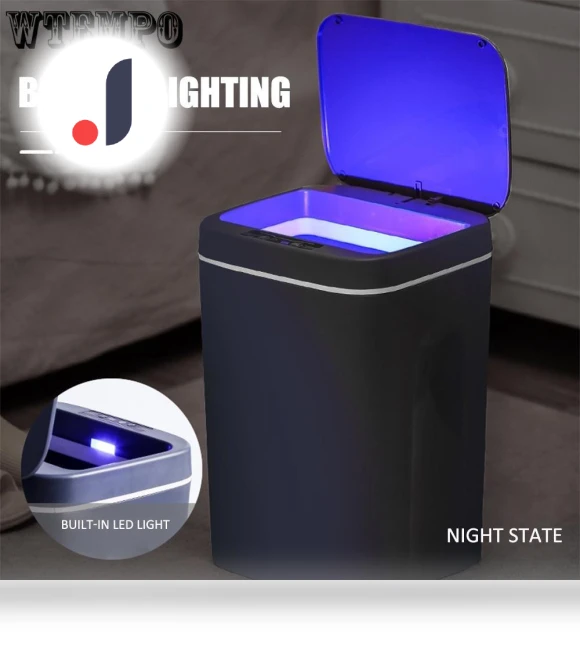 Smart Trash Can with Wireless Sensor — Kitchen Cans, WTEMPO