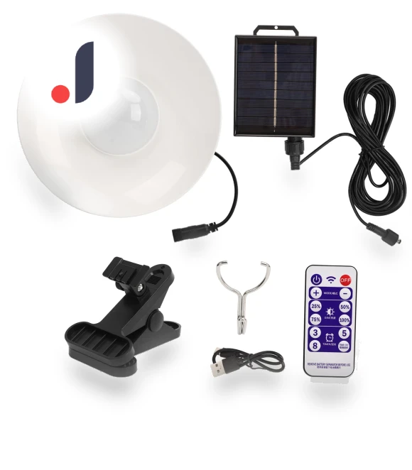 Solar-powered LED umbrella with time controller — Outdoor Umbrella Lighting, Vestidos