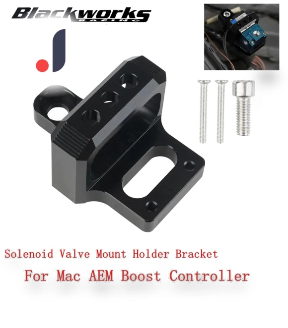 Universal Aluminum 3-Port Solenoid Valve Holder — Idle Control Valves, Auto Accessories Home