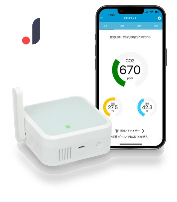 Wi-Fi CO2 Sensor — Air Quality Monitors, RATOC