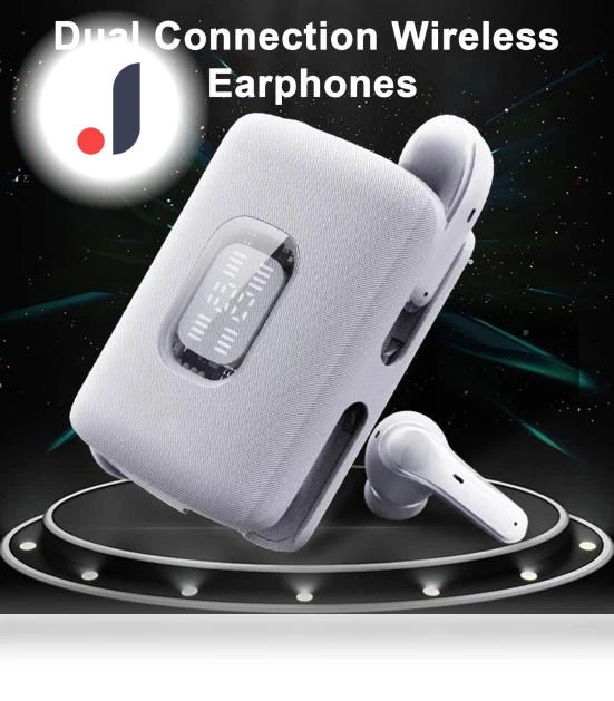 Wireless Earbuds with Touch Control and Noise Cancellation — In-Ear Headphones, caicaichen