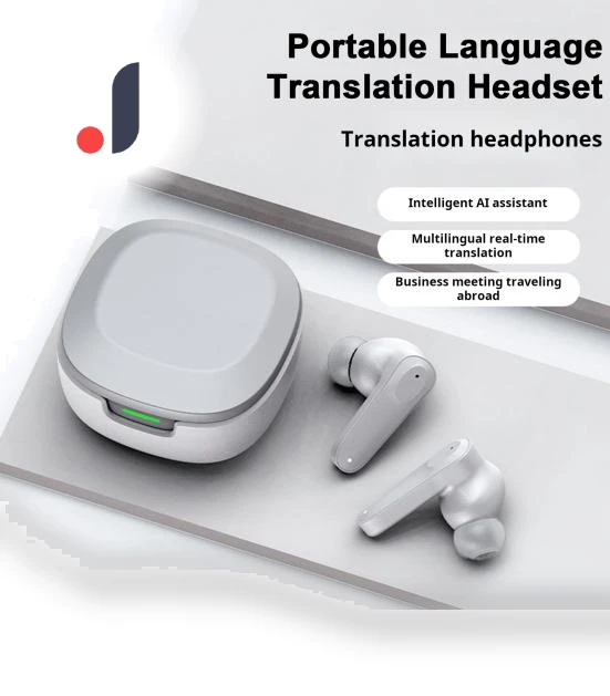 Wireless Headphones with Two-Way Voice Translator — Phone Accessories, caicaichen