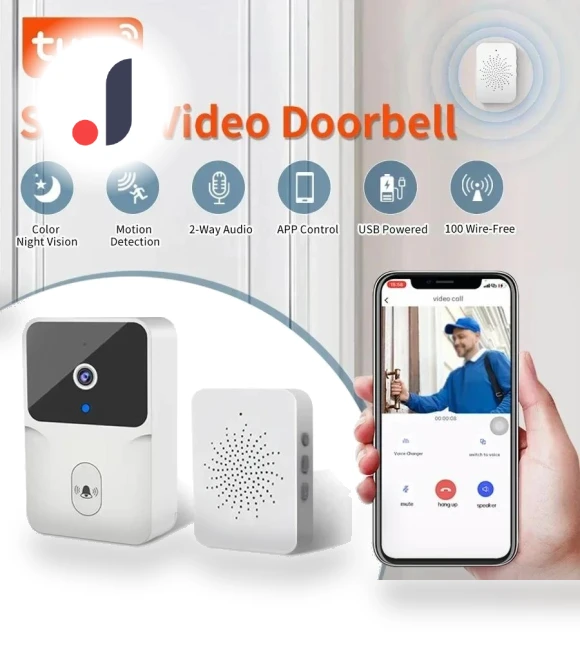 Wireless Video Doorbell — Smart Home Security, Good Household Items