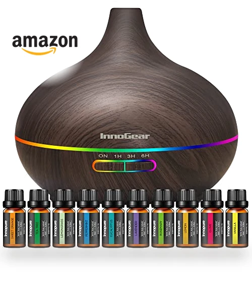 Aromatherapy Diffuser & Essential Oils Set — Diffusers, InnoGear