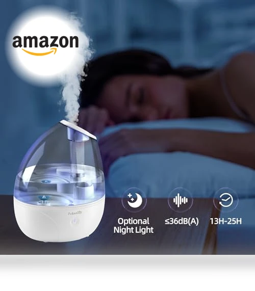 Cool Mist Humidifier — Air Moisturizers, Poksolfy