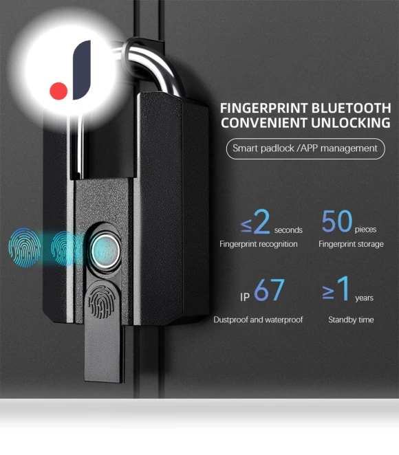 Fingerprint Smart Lock — Padlocks & Hasps, Explorer Outdoors