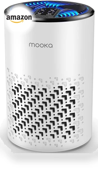 HEPA Air Purifier with Fragrance Sponge — Activated Carbon Air Purifiers, Mooka