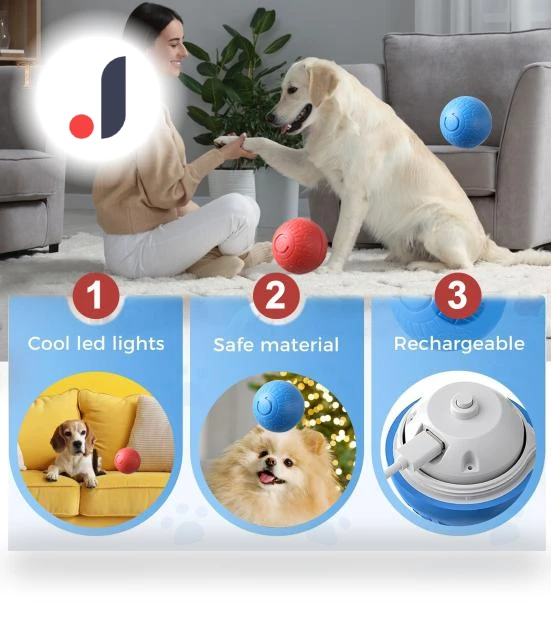 Interactive Pet Ball Toy — Interactive Animal Companions, Vogue Wardrobe