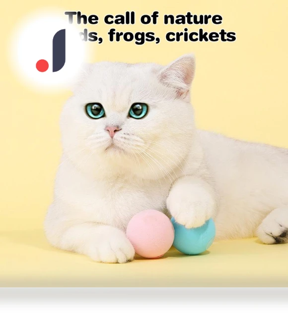 Interactive Plush Electric Ball with Catnip — Balls, Pansyf