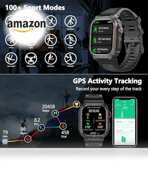 Military GPS Smartwatch — Smartwatches, JnJnhkta