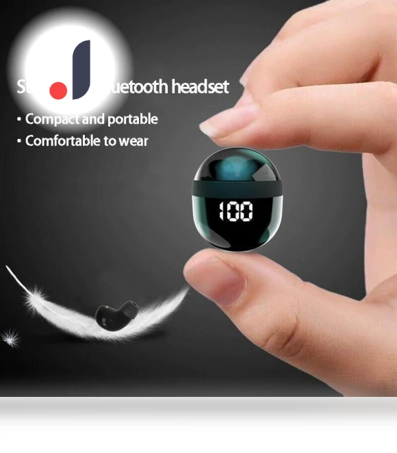 Mini Bluetooth Earbuds for Sleeping — In-Ear Headphones, School Supplies Office Supplies
