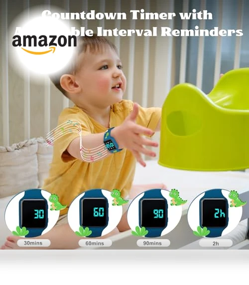 Potty Training Watch with Countdown — Educational Timepieces