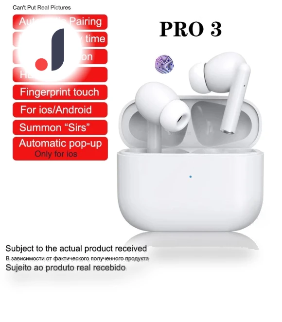 Pro3 Wireless Earbuds — In-Ear Headphones, ElectronicsHome