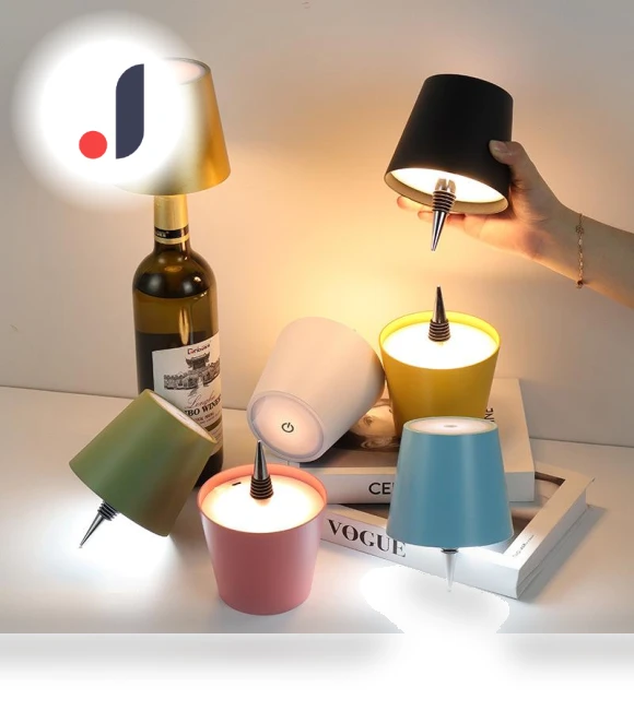 Rechargeable LED Bottle Lamp — Creative Lighting Solutions, DC-HOME Textile