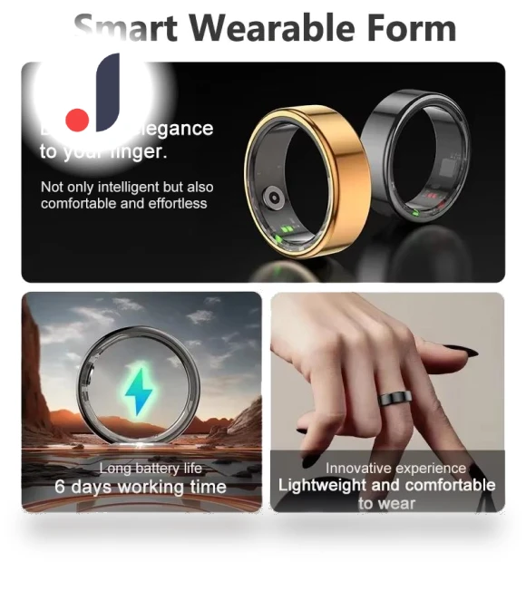 Smart Fitness Tracker Ring — Smart Rings, Actually lighting
