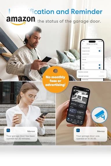 Smart Garage Door Opener Remote — Keypads & Remotes, meross