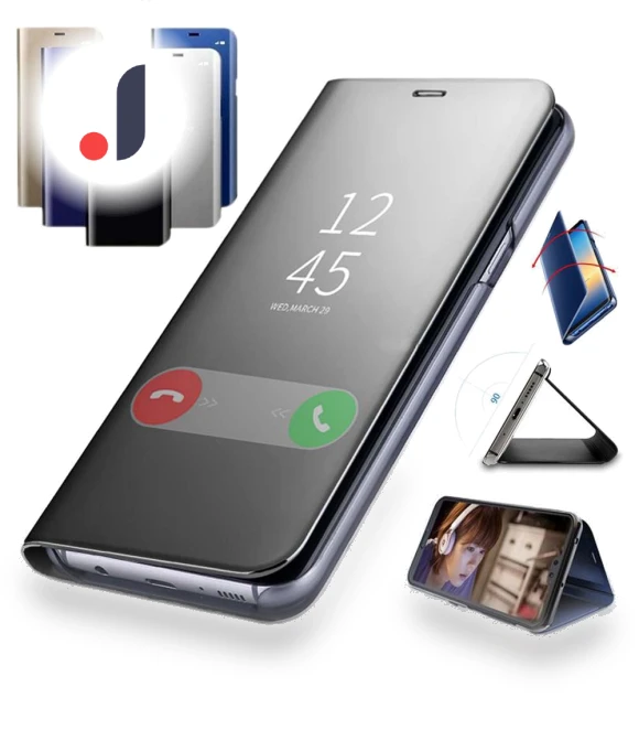 Smart Magnetic Leather Flip Cover — Flip Cases, CASE-FE1