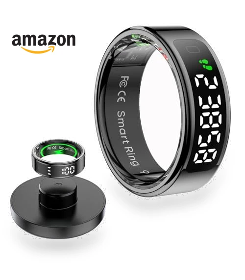 Smart Ring Touch Control Fitness Tracker — Wearable Accessories, Loluka