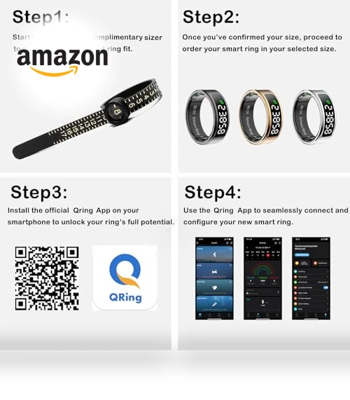 Smart Ring Touch Control Fitness Tracker — Wearable Accessories, Loluka