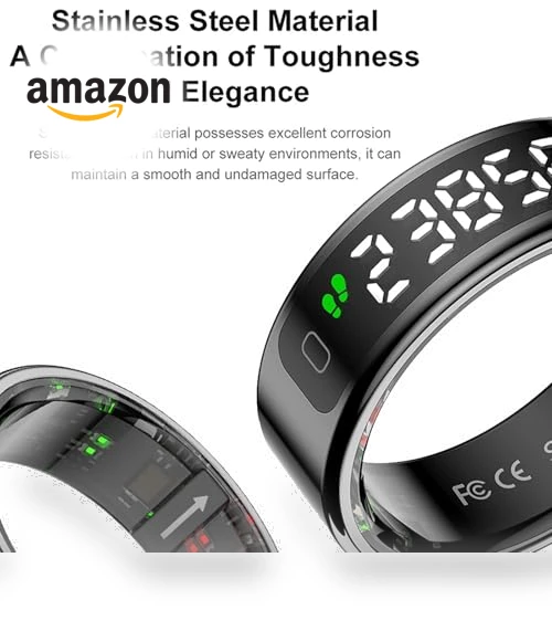Smart Ring Touch Control Fitness Tracker — Wearable Accessories, Loluka