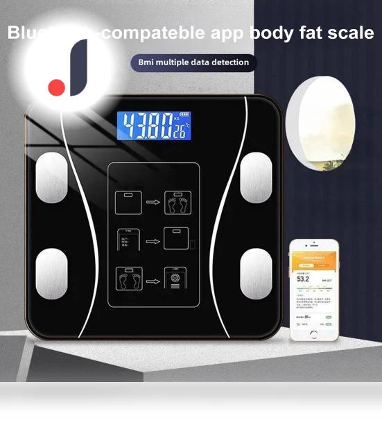 Smart Scale with LED Display — Weight Management Tools, Worry free storage