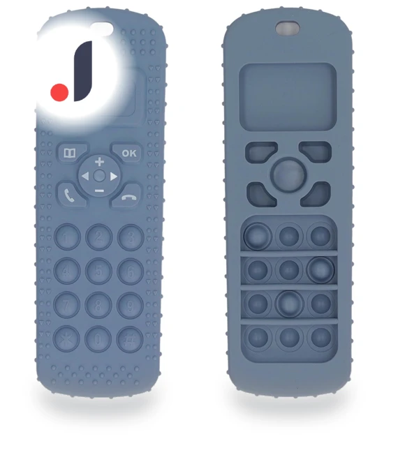 Television-Shaped Teething Toy with Remote Control — Soothing Teethers, Neoglint