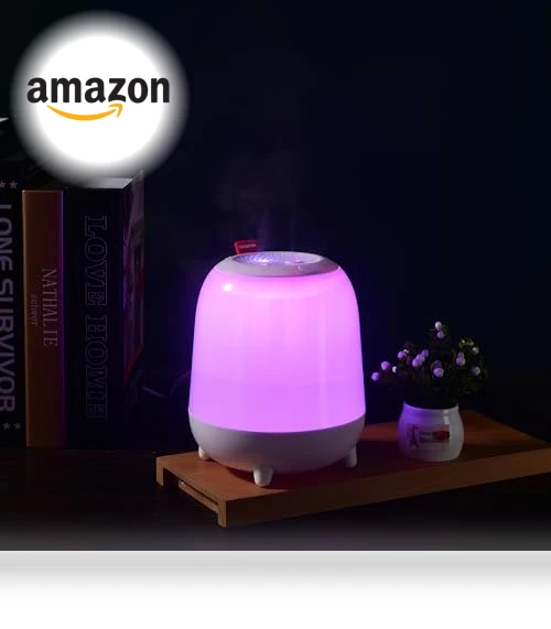 Ultrasonic Cool Mist Humidifier with Nightlight — Air Moisturizers, Sibosz
