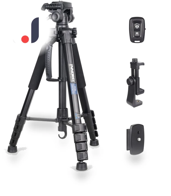 Video Camera Tripod with 3-WAY Head — Camera Supports, MIYAKO