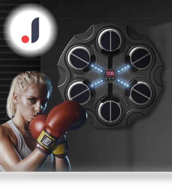Wall Mounted Smart Music Boxing Machine — Home Gyms, Jianqiao