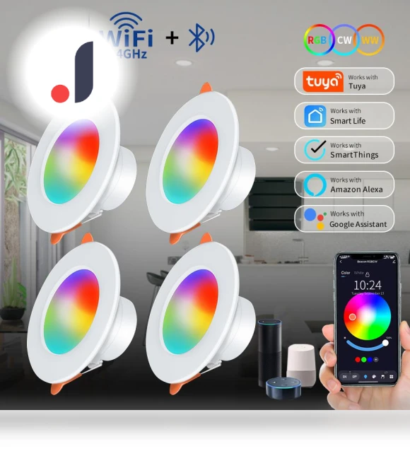 Wi-Fi Smart LED Downlight RGB — LED, Cosy Homes