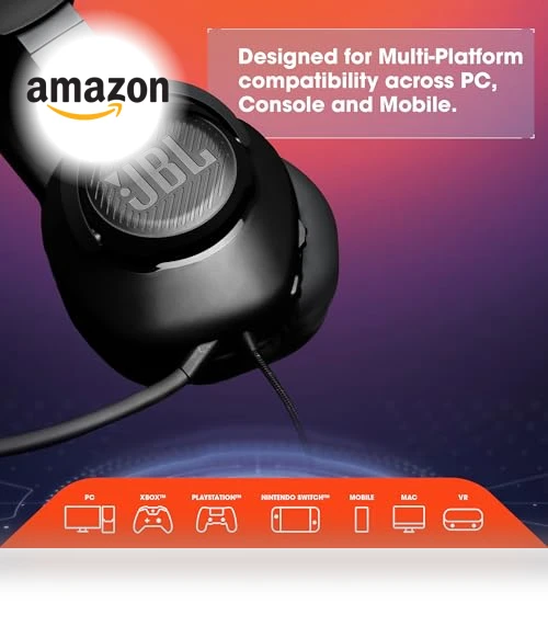 Wired Over-Ear Gaming Headphones — Over-Ear Headphones, JBL