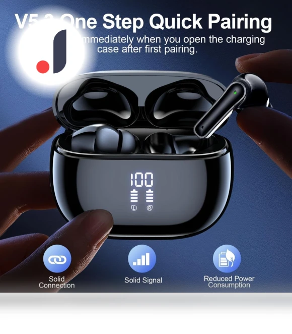Wireless Earbuds with Touch Control — Headsets, Uav parts center