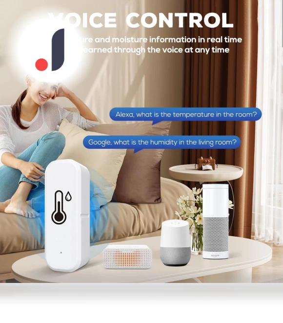 Wireless Indoor Temperature & Humidity Sensor — Home Climate Control, TrendVibeCN