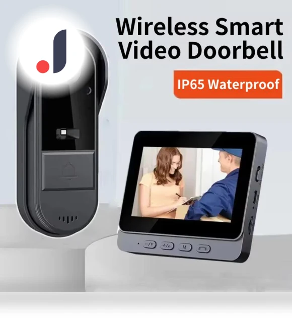 Wireless Intercom Doorbell with Night HD Vision — Smart Home Security, Good Household Items