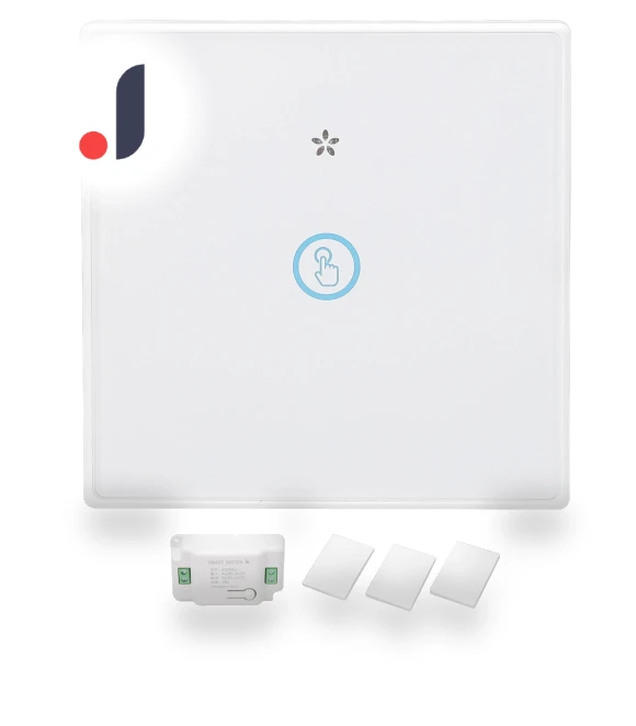 Wireless Light Switch Tempered Glass Panel Smart Touch Wall Switch — Dimmer Switches, Neoglint