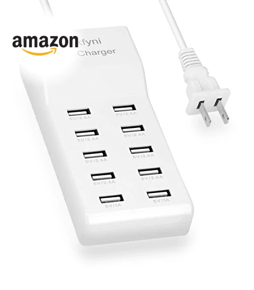 10-Port USB Charger Station — Chargers, WuHanJingJiKaiFaQuJingChengDianZiChanPinJingYingBu