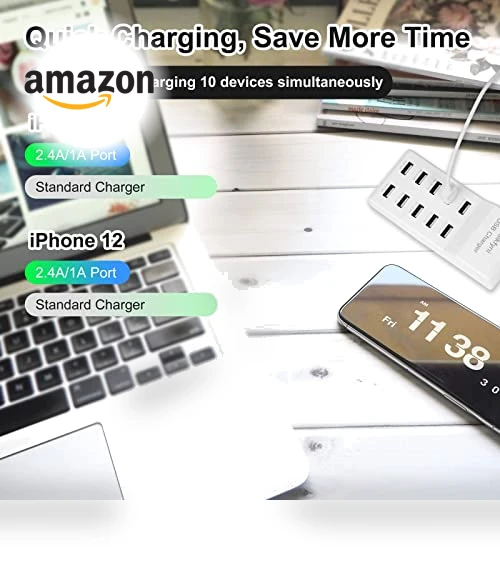 10-Port USB Charger Station — Chargers, WuHanJingJiKaiFaQuJingChengDianZiChanPinJingYingBu