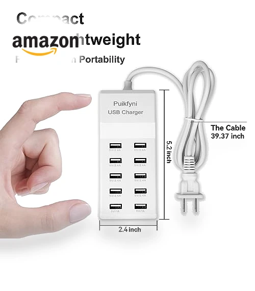 10-Port USB Charger Station — Chargers, WuHanJingJiKaiFaQuJingChengDianZiChanPinJingYingBu