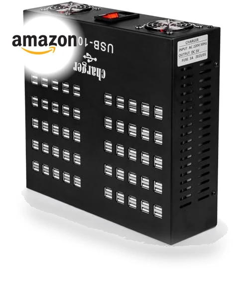 100 Port USB Charging Station — Power Hubs, Cinlinso