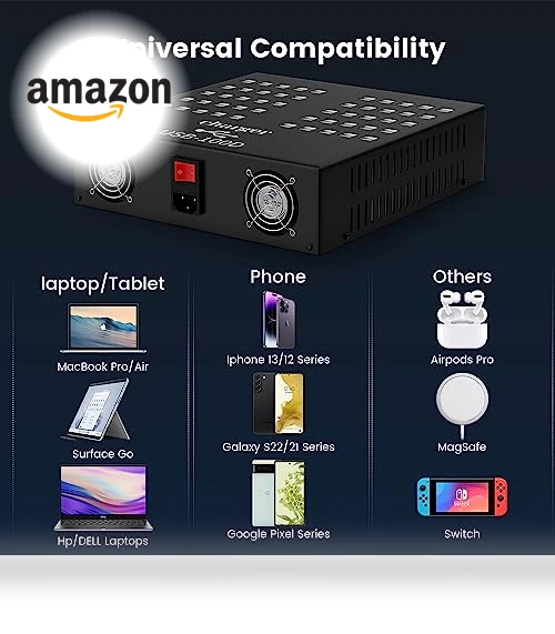 100 Port USB Charging Station — Power Hubs, Cinlinso