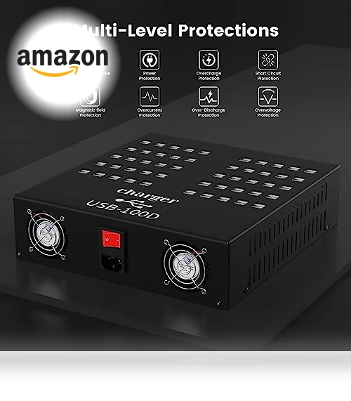 100 Port USB Charging Station — Power Hubs, Cinlinso