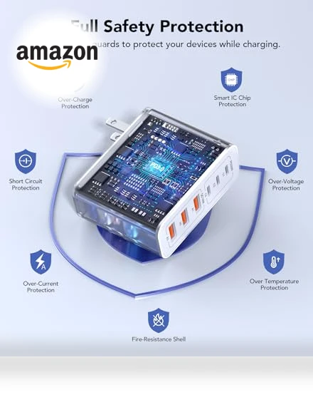100W 6-Port PD Fast USB C Charging Block — Chargers, CSODINCE