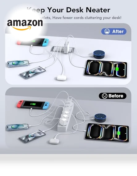 100W 6-Port PD Fast USB C Charging Block — Chargers, CSODINCE