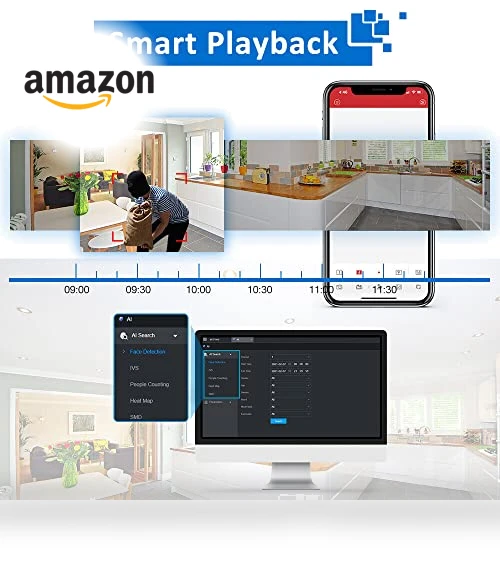 16 Channel 4K ACU-Sense PoE NVR with 8X 4MP Dual Mic IP Cameras — Complete Surveillance Systems, HIKV