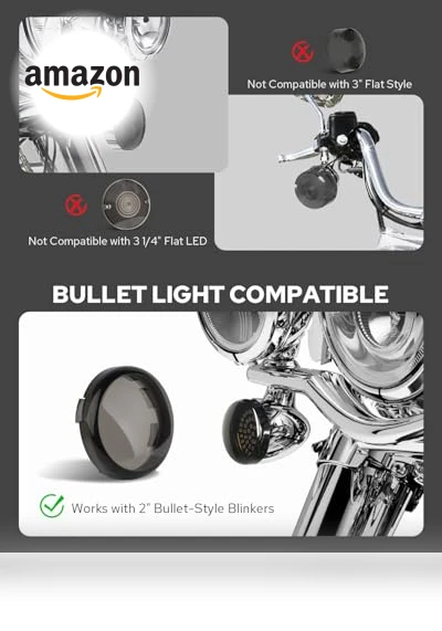 2" Bullet Rear Turn Signal Lights — Turn Signals, Benlari