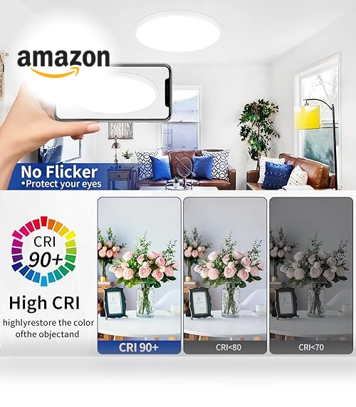 20'' LED Ceiling Light Fixture — Overhead Lighting, Glowall
