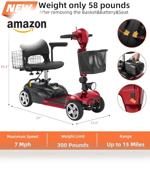 4 Wheels Mobility Scooter — Electric Self-Balancing Scooters, Mbxcooter