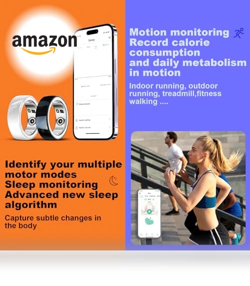 Advanced Health Fitness Tracker Smart Ring — Smart Rings, MEETSHERRY