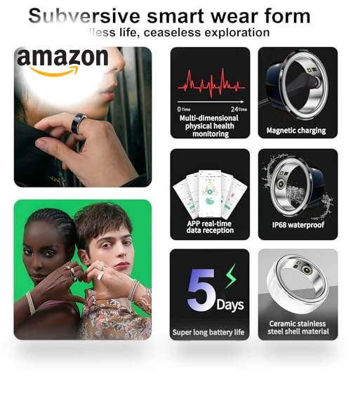 Advanced Health Fitness Tracker Smart Ring — Smart Rings, MEETSHERRY