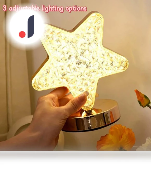 Decorative Table Lamp with Stars and Moon — Lighting Accessories, Warmya